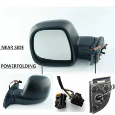 Fits Peugeot Rifter 2018 To 2024 Wing Mirror Electric Power Folding Left side 