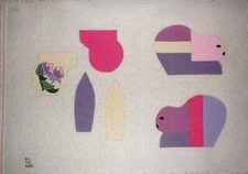 KW 6013 Fuchsia Bunny 3D Doll HP Handpainted Needlepoint Canvas