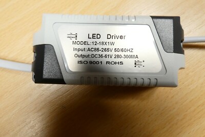 ROHS LED Driver ISO 9001 12-18X1W Output36-61V LED-Netzteil Trafo  L-576