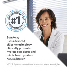 Advanced Silicone Scar Sheets, Medical Grade Silicone Strips 1.5" X 3" Scar...