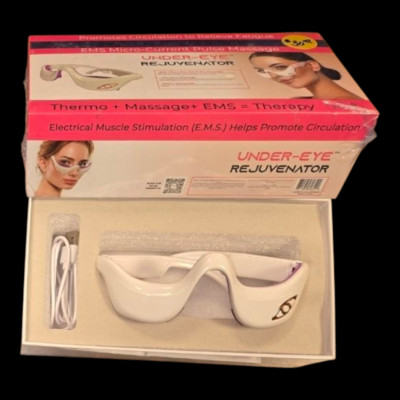 Under Eye Rejuvenator IGIA Help Dark Circles Puffiness Thermo+Massage+EMS NIB