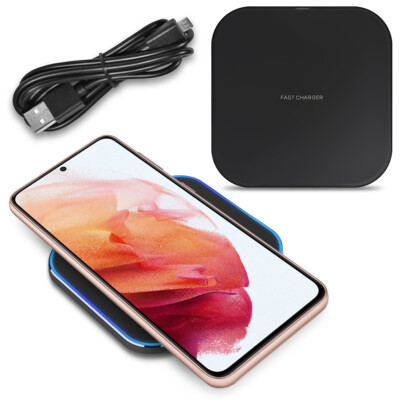 Wireless Qi Ladestation für Samsung Galaxy S25 Charger Induktives Ladegerät 15W