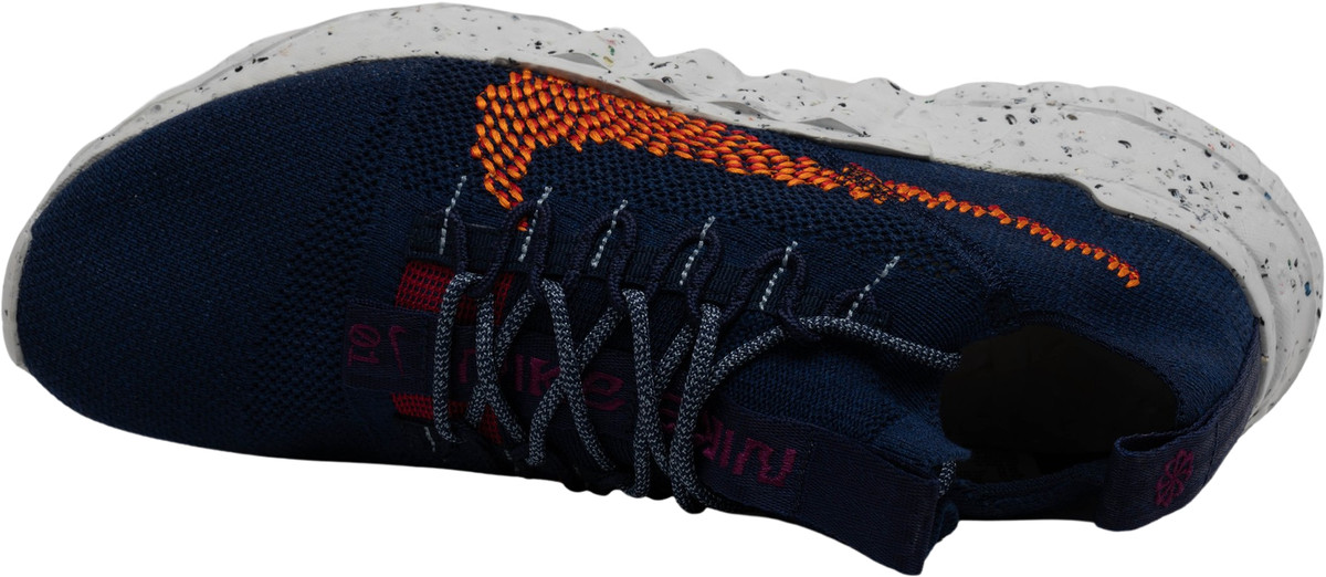 ? Nike Space Hippie 01 Running Shoes Sneakers Mens 12 Navy Orange DN0010-400 NIKE SPACE HIPPIE O1  main image 4