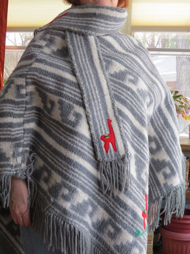 Fruto del Telar Poncho Alpaca Made in Peru Anti-Allergic | eBay