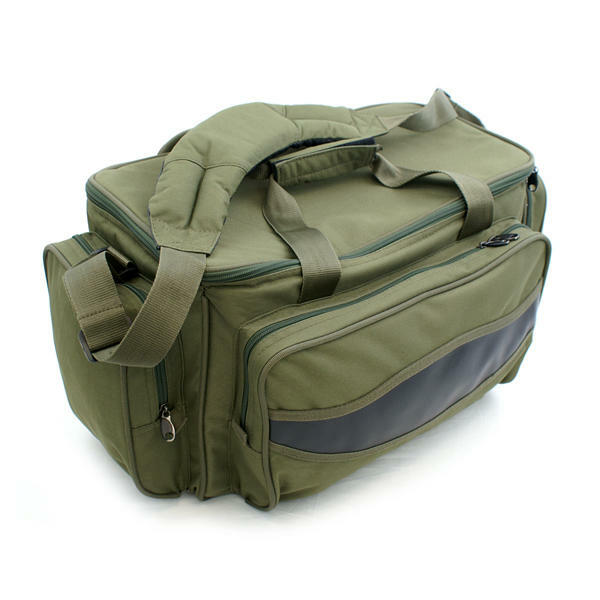 Abode Green Insulated Fishing Carryall Carp Fishing Camping Tackle Bag 063