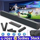 Bluetooth 5.1 TV Soundbar Subwoofer Speaker Wireless Sound Bar Home Theater 40W