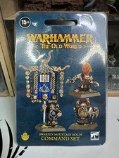 Warhammer Old World Dwarfen Holds Dwarf Command Set Ready To Ship