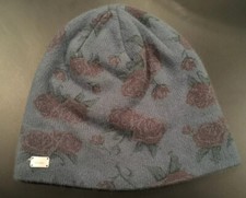 Coal Outdoor Knit Beanie Hat Blue Rose Green Wool Angora O/S