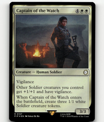 FOIL - MTG Captain of the Watch - Universes Beyond: Fallout