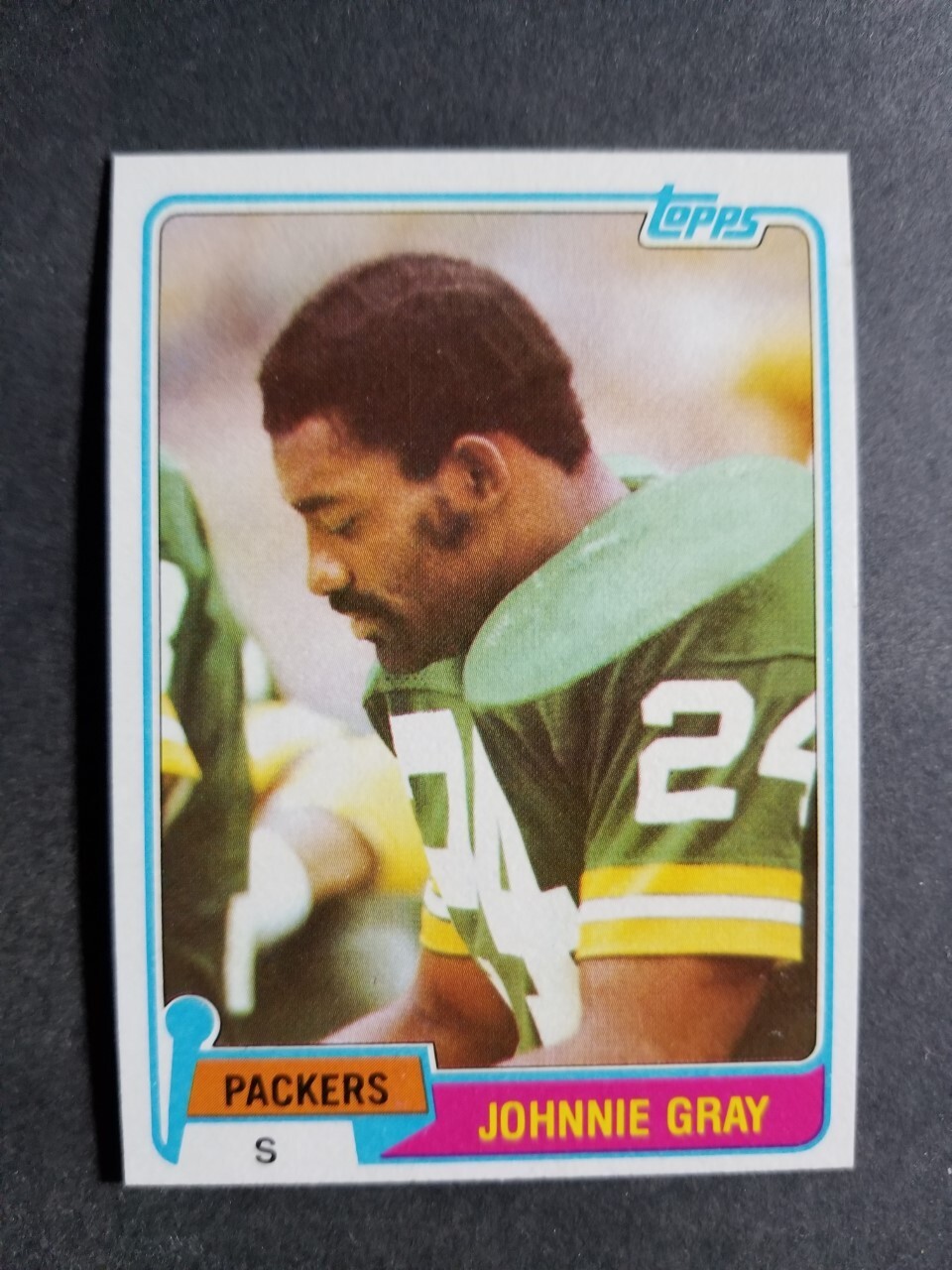 1981 Topps JOHNNIE GRAY card # 465   [card 2]