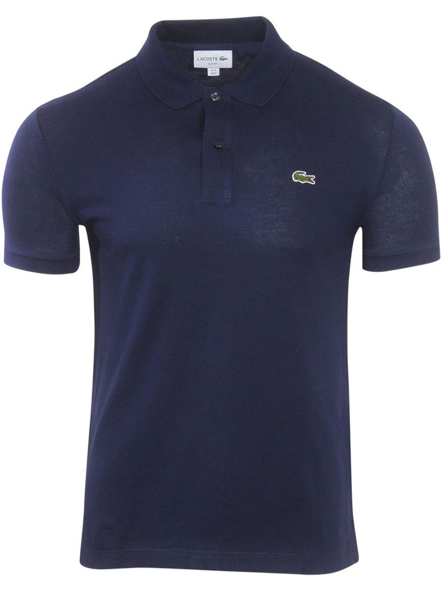 (取寄) ラコステ メンズ ショート スリーブ スリム フィット ピケ ポロ Lacoste men Lacoste Short Sleeve Slim Fit Pique Polo Navy Blue Lacoste Men's Polo Shirt Short Sleeve Slim Fit Pique Navy Blue | eBay