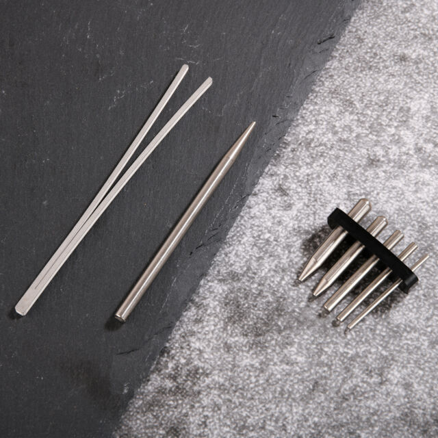 10pcs Assembly Cylinder Cone Shape Tab Edge Bending Assist Metal Model Tool Kit