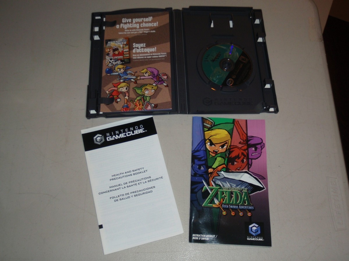 THE LEGEND OF ZELDA FOUR SWORDS ADVENTURES NINTENDO GAME CUBE GAME