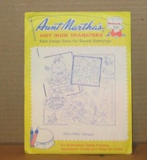 AUNT MARTHA'S HOT IRON TRANSFERS No. 3746 BABY DESIGNS