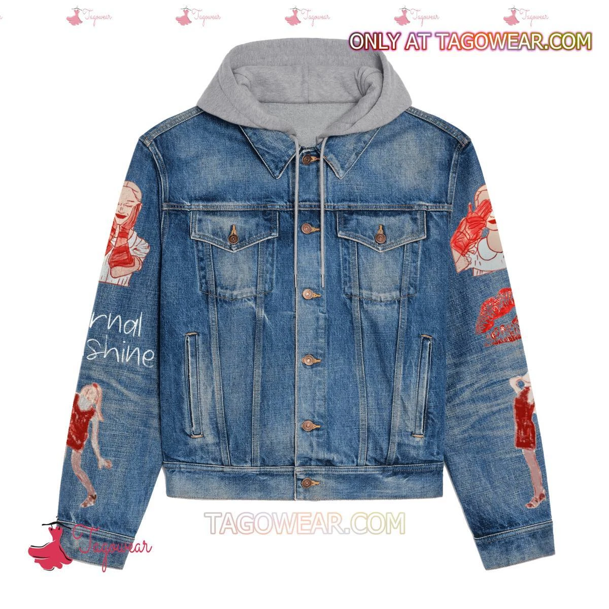 Ariana Yes And Hooded Denim Jacket