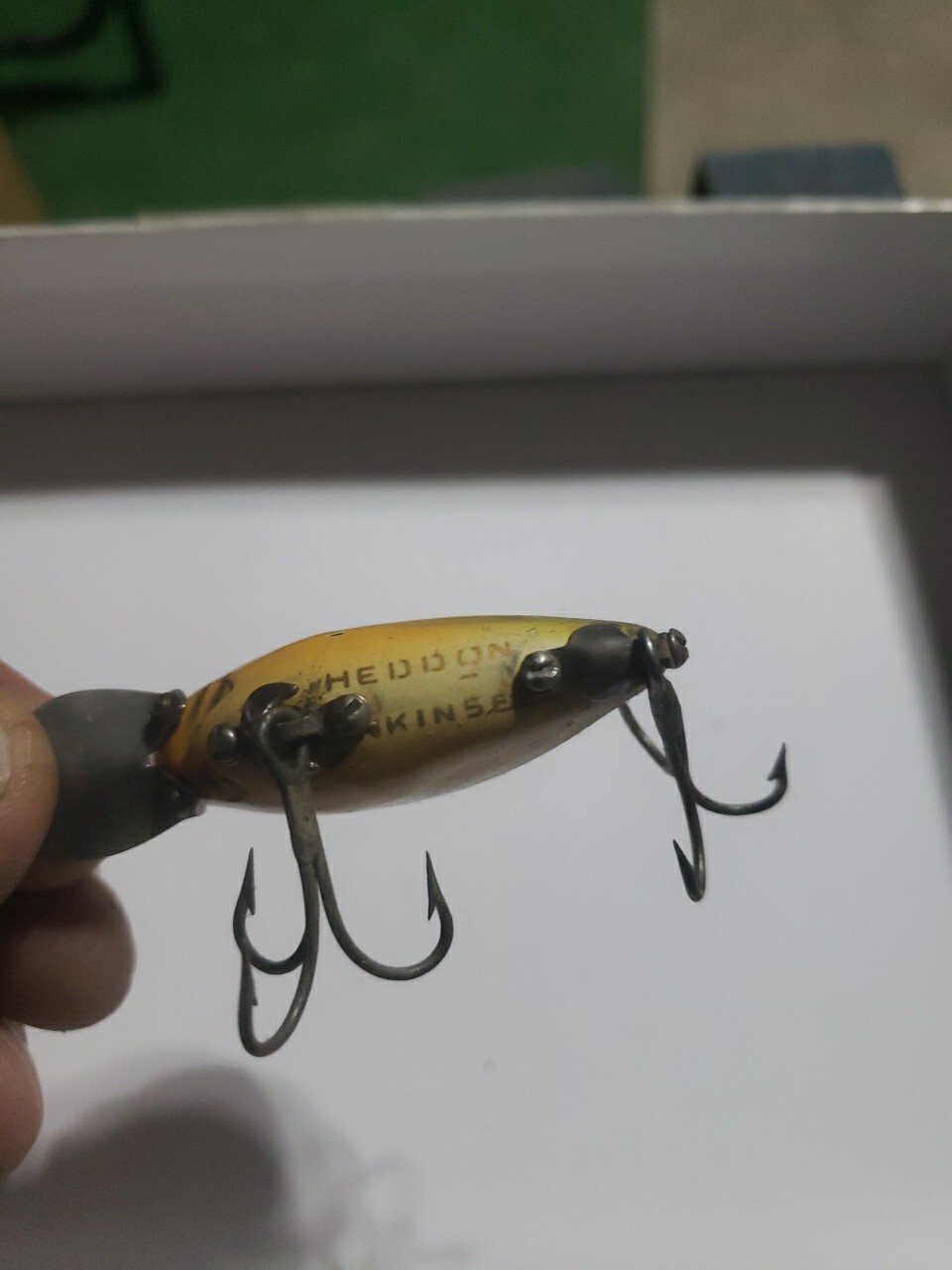 Antique Heddon Pumpkin Seed Fishing Lure eBay