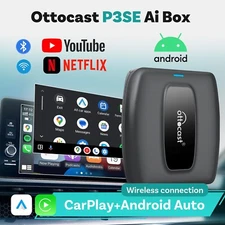 Wireless CarPlay AI box Android Auto WIFI Adapter Converter w/Netflix YouTube US