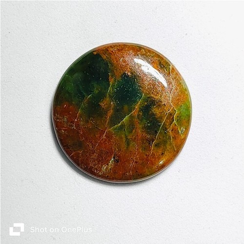 Chrome Chalcedony Natural Chalcedony Cabochon Loose Gemstone 38 Cts. ME-11020 - Picture 3 of 3