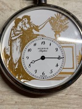 Klassik Taschenuhr Moris Replica versilbert
