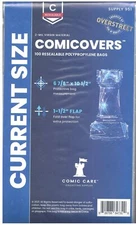 Comic Care Resealable Current Comic Bags Polypropylene 100 Count