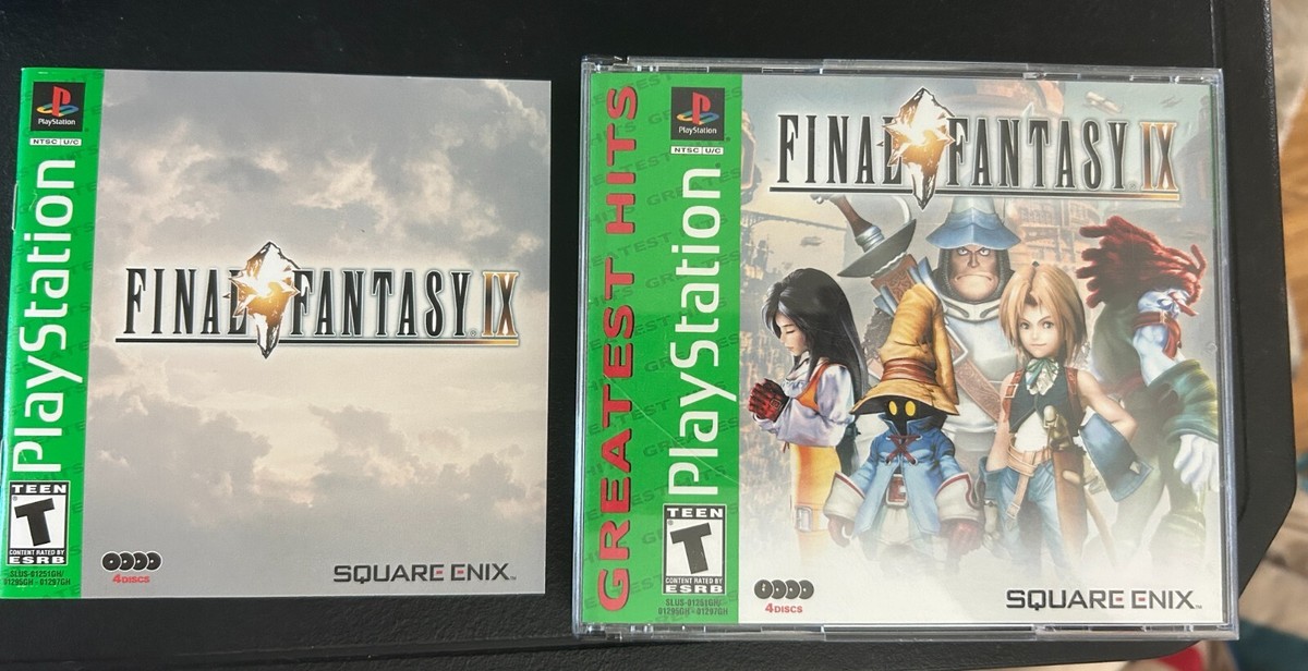 Final Fantasy 9 IX (Sony PlayStation 1, PS1, 2000) CIB W/ Manual