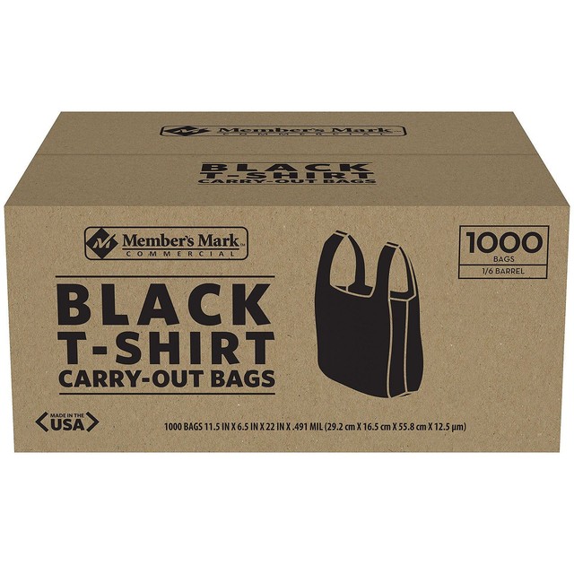 T-Shirt Carryout Bag - 1000 Piece 