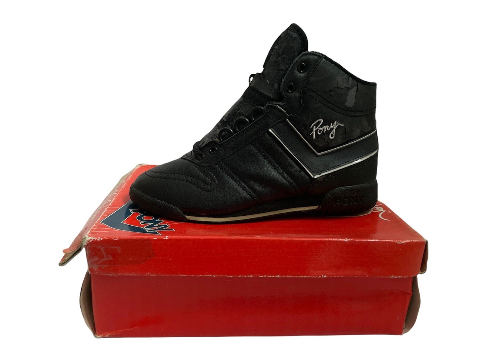 Sneakers hi top vintage pony mary lou retton taglia 5 5 nuove con scatola 1984