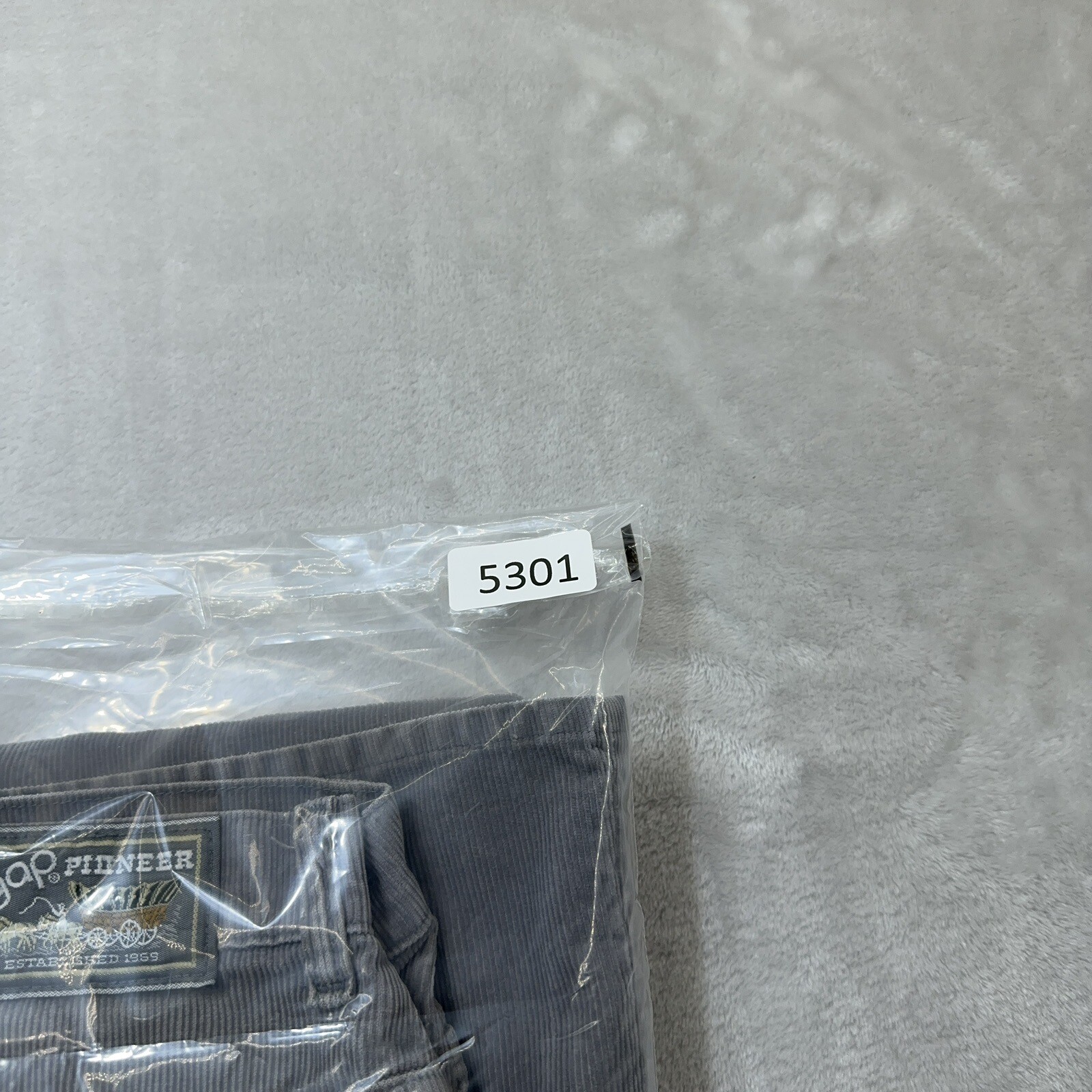 Vintage Gap Pioneer Pants Mens 31x33 Gray Corduroy Western 80s Made in