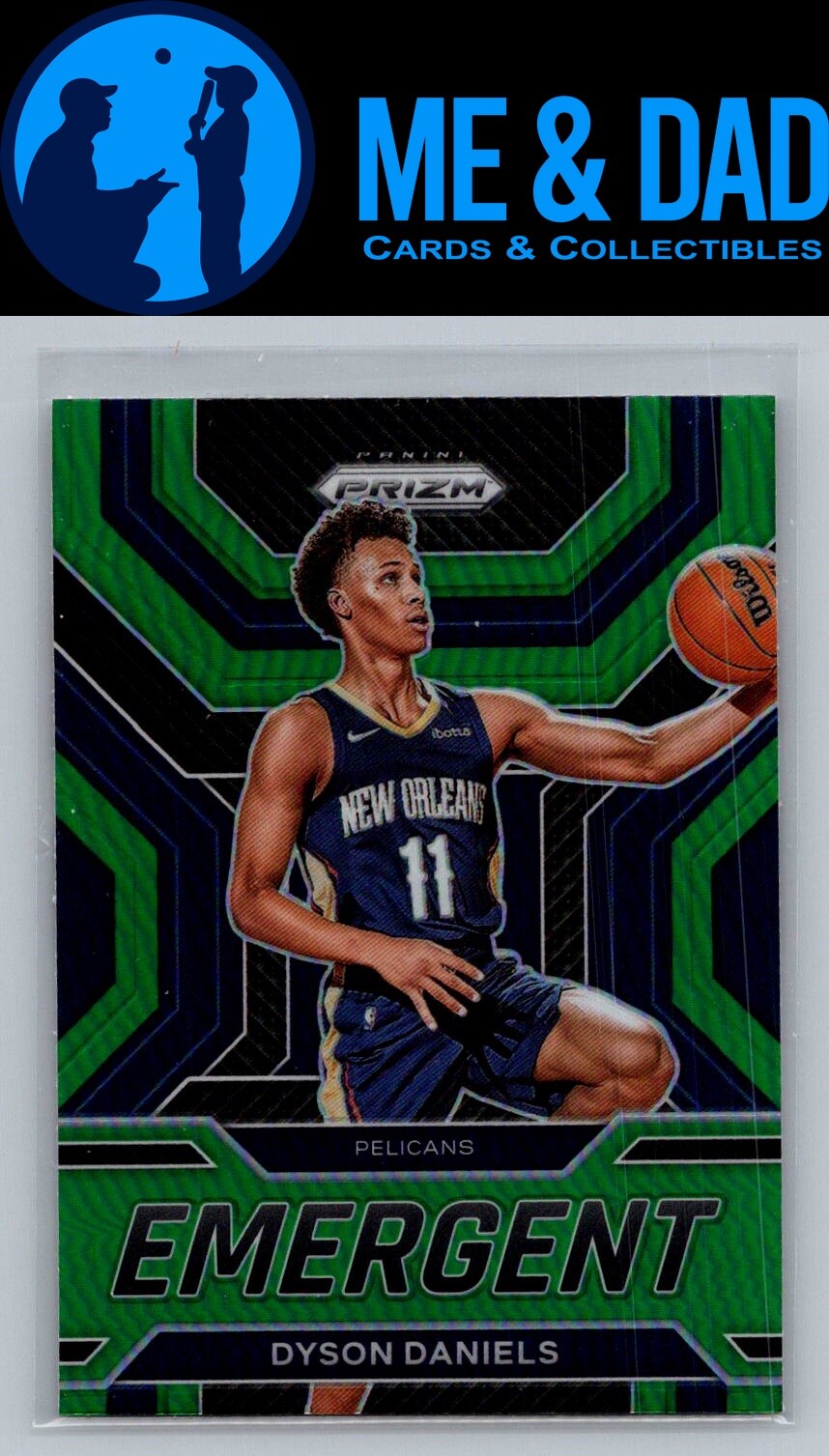 2022-23 Panini Prizm Green Emergent #4 Dyson Daniels