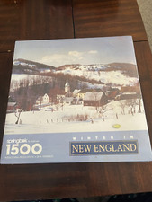 Springbok by Hallmark 1500 Piece Jigsaw Puzzle -Winter in New England - New