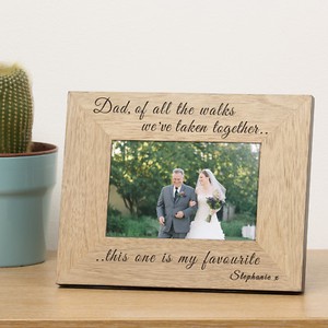 father of the bride picture frame