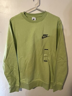 Men s Small Nike Essentials+ Regrind Lemon Twist Crewneck Sweatshirt NWT