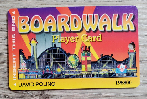 Boardwalk Casino Las Vegas Slot Card
