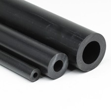 POM Hohlstab &Oslash; 60x10mm schwarz 60/40 L&auml;nge w&auml;hlbar Rohr POM-C rund Kunststoff