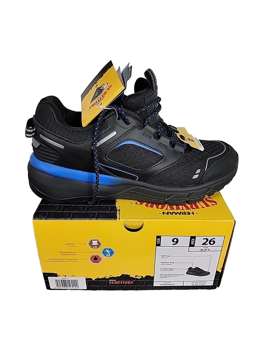 Herman Survivors W HS CARY 9 Slip Resistance Shoes Black