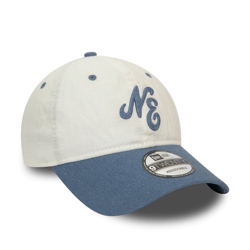 Gorra New Era Hombre Lino Script 9Twenty ~ New Era Crema - Imagen 3 de 5