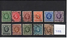 GB - George V (799) Photogravure - set - 11 values - used