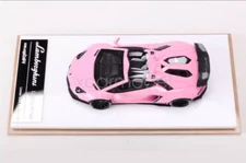 FW 1:64 Scale Pink Aventador LP700 Convertible LBWK Sport Model Diecast Resin