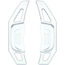 Schaltwippen Verlängerung Alu Silber passend für VW Golf 7 GTI GTD R Scirocco