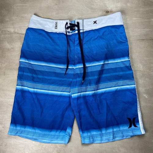 hurley-x-mens-swim-trunks-size-32-medium-drawstring-flat-front-sboard