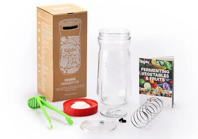 Kefirko Vegetables Fermenter (1.4L) - Ferment Fruits, Veggies, Kimchi & More