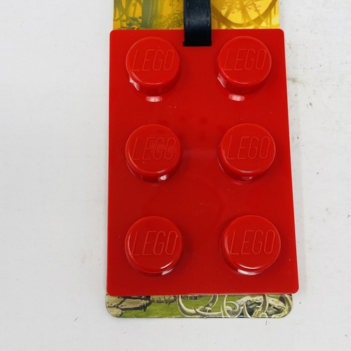 LEGO Etichetta Bagaglio, Targa 2 x 3, Ninjago Rosso - Foto 2 di 5