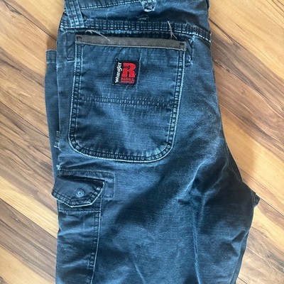 Wrangler Riggs Workwear Black Double Knee Carpenter Cargo