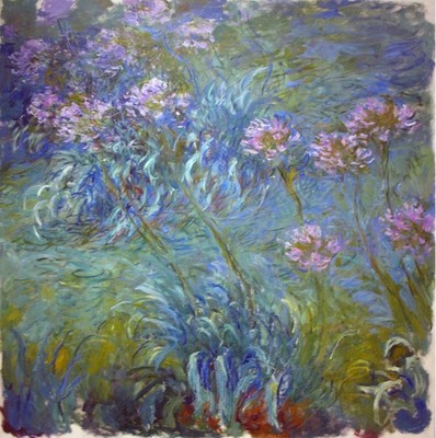 AGAPANTHUS by Claude Monet