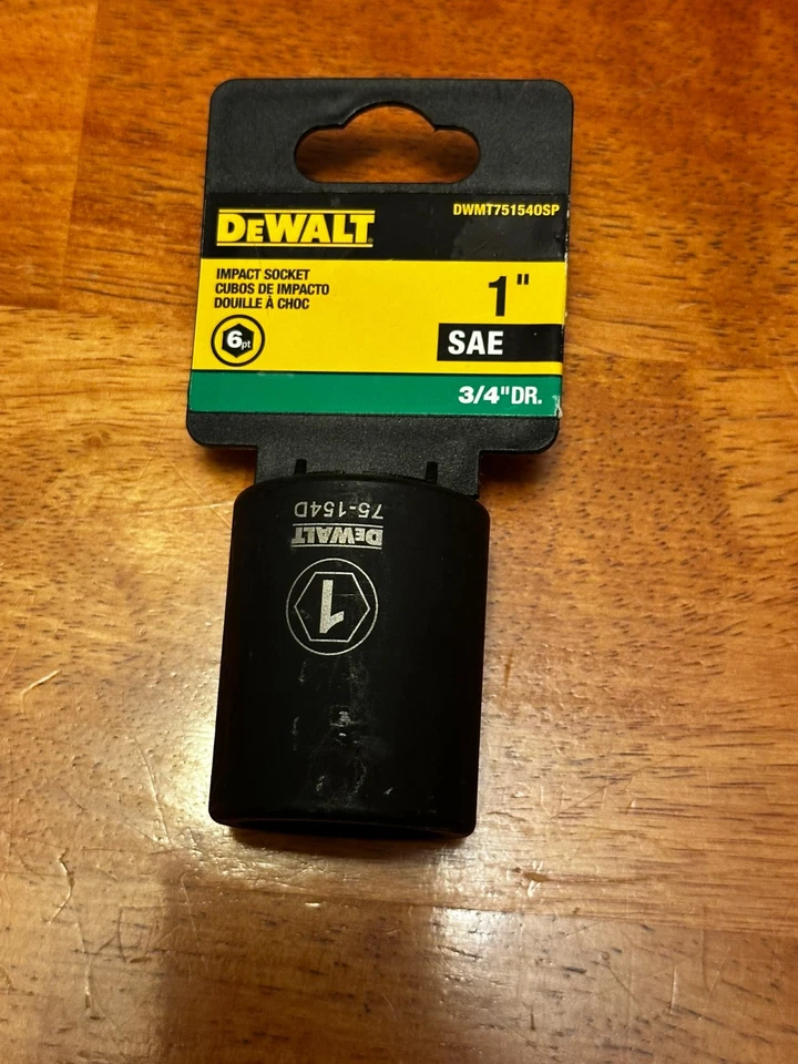 Dewalt 3/4 inch Drive Impact Socket 6 point - Image 4 of 4