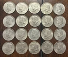 Roll of 20 1964-D BU Kennedy Half Dollars 90% Silver $10 Face Value