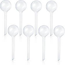 8 Pcs Clear Plant Watering Globes,Plastic Self Watering Bulbs Ball,Garden Water 