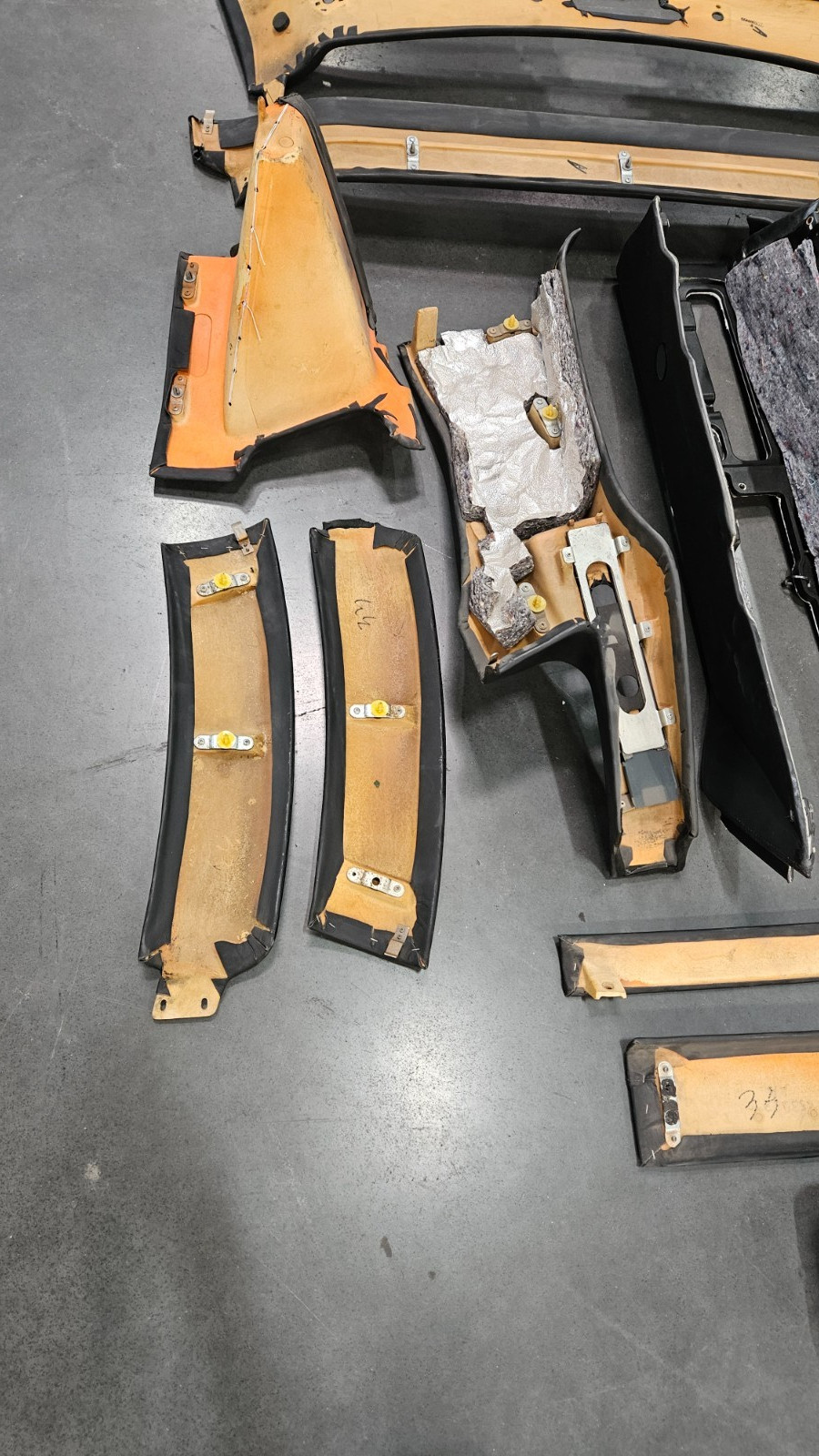 2009 05 06 07 08 Ferrari F430 Leather Interior Trim Panels #7079 D3