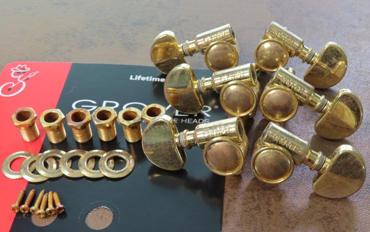 aged GROVER 102GV GOLD Milk Bottle Rotomatic tuners fit Gibson Les