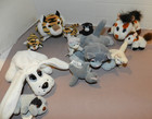 Pound Puppies Mixed Lot  of 12 Galoob  Dog, Kitty, Tiger & Pony w/ Babies  -))'  — photo 1
